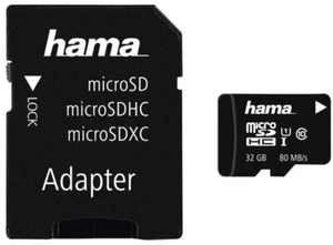 HAMA - 32GB Class 10 MicroSDXC UHS-I Memory Card 80MB/s - Picture 1 of 1
