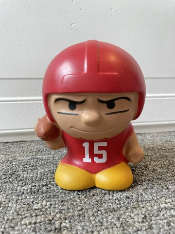 HTF NFL Jumbo Squeezy Figure Red Yellow Patrick Mahomes Kansas City Chiefs RARE Cover