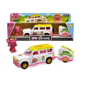 Pinkfong Camping Caravan Auto Veicolo & Figura Bambini Giocattolo Animazione Coreana - Foto 1 di 3