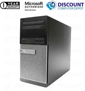 Dell OptiPlex Tower Windows 10 Pro Desktop Computer 8GB 1TB HDD Intel Core i3 - Picture 1 of 5
