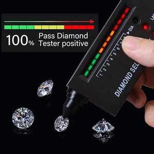 100Pcs 1.2mm Round Moissanite Diamond Loose Stone White Color Gemstone Wholesale - Picture 1 of 17