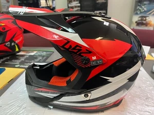 LS2 Helmets Fast Mini Race Youth Medium Full Face MX Motorcycle Helmet red/black - Picture 1 of 2