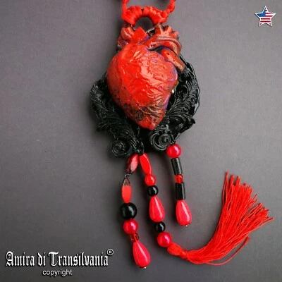 amor atracción corazón joyería talismán protector collar colgante amuleto encanto Foto 1 de 4