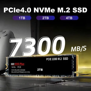 980 EVO Plus M.2 SSD 1TB/2TB/4TB PCIe 4.0 NVMe High Speed Internal Drive - Afbeelding 1 van 20