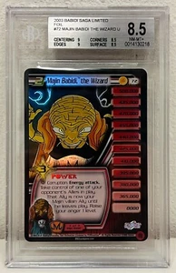 1x DBZ CCG MAJIN BABIDI THE WIZARD LV2 HOLO FOIL 72 LIMITED BGS 8.5 POP 1 - Picture 1 of 1