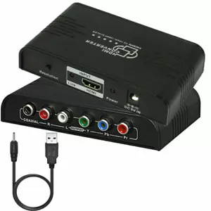 HDMI to RGB Ypbpr Component Video Audio Converter Adapter HDMI in to Component - Picture 1 of 14