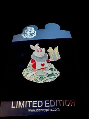 Prendedor LE 135 DISNEY SHOPPING Alicia en el País de las Maravillas Conejo Blanco RARO 2010 Foto 1 de 4