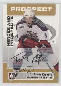 2006-07 ITG Heroes and Prospects Auto Tomas Kopecky #A-TK Rookie Auto RC