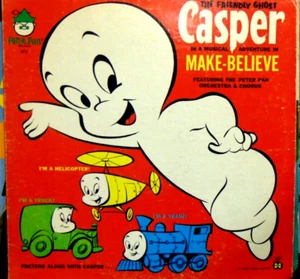 CHILDREN'S  RECORDS / CASPER THE FRIENDLY GHOST PETER PAN 8017 LP - Picture 1 of 2