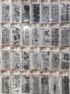 Tim Holtz Stampers Anonymous Clear Stamps & Stencil Set YOU PICK Over 35 Styles - Image 1 of 2