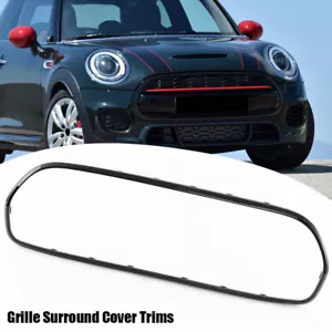 Black For Mini Cooper F55 F56 F57 21-23 Front Grille Surround Grill Molding Trim - Bild 1 von 10