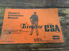Trimette Csa Owners Instruction Maual 1978 Chain Saw Attachment Whizz Witch