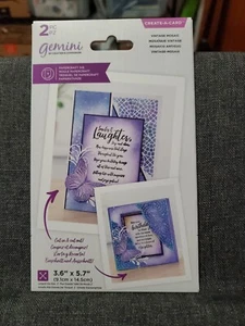 MOSAICO vintage de troquel de cartas Crafters Companion create a card - Imagen 1 de 1