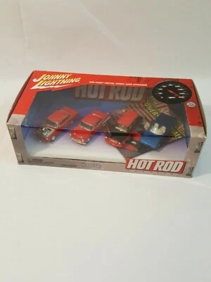  JUEGO DE REVISTAS JOHNNY LIGHTNING 2003 HOT ROD '57, '63 CHEVY Bel Air AMC EE. UU.    Foto 1 de 4