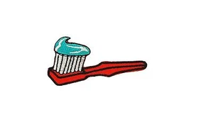 Patch toppa applique kawaii stiratrice applique rockabilly spazzolino da denti - Foto 1 di 1
