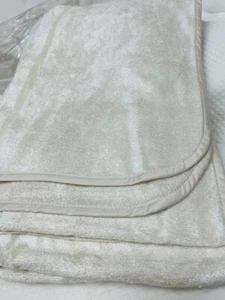 Legna ecru Bath Towels 28x55 inches set of 2 by Legna Italy - Picture 1 of 4