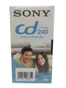 Sony VHS Leerkassette Videokassette Neu OVP 240 4hours Clarity Durability - Bild 1 von 6