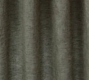 Pottery Barn Belgian Flax Linen Curtain Drape Panel (1) 50x96 Loden $149 Nip - Picture 1 of 5