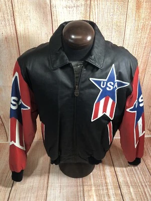 Men’s LEATHER MICHAEL HOBAN WHERE M I NYLON LINING POLY FILLER NWOT - Image 1 of 4