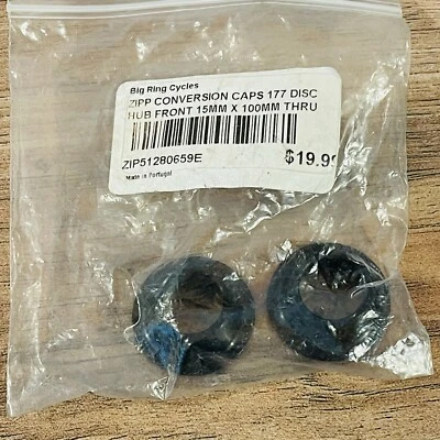 Zipp 77 177 Front Disc Conversion End Caps 15x100mm - Image 1 of 2