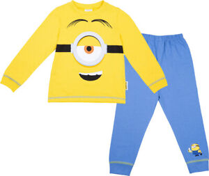 Minions Boys Novelty Pyjamas Despicable Me Pjs Ages 2 to 8 Years Old