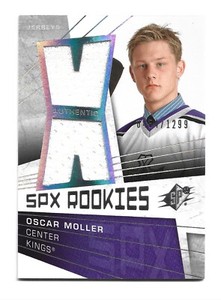 2008-09 SPx Rookies Jersey #137 Oscar Moller Los Angeles Kings Hockey LA Card