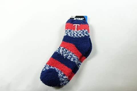 Fuzzy Zebra Socks MLB Texas Rangers Cover