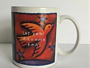 Tazza caffè vintage Hallmark Lascia la folla Guarda dentro lascia volare i tuoi sogni 4'T - Foto 1 di 7