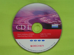 CD NAVIGATION BECKER TRAFFIC PRO DTM 10.0 SKANDINAVIEN BMW MERCEDES PORSCHE FORD - Bild 1 von 1