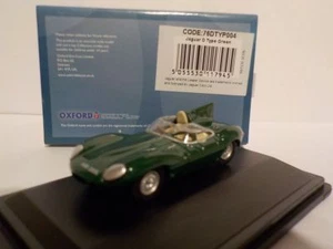 Jaguar tipo D, verde, coches modelo, Oxford diecast 1/76 - Imagen 1 de 1