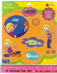 Pegatinas de pared LIZZIE MCGUIRE 6 calcomanías moda decoración habitación niña Disney - Imagen 1 de 1