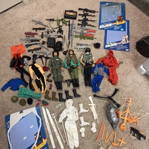 Vintage 90s GI Joe 12 Inch Figure And Accessory Lot - Awesome! - Bild 1 von 18