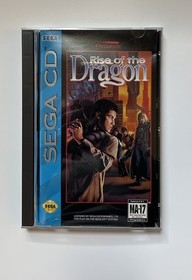 Rise of the Dragon (Sega CD, 1994) Complete  Reg Card Tested And Working