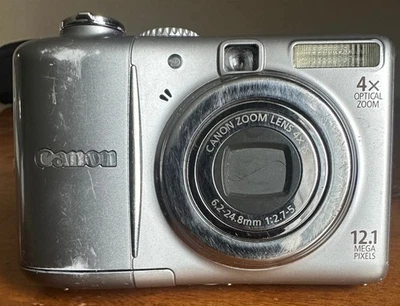 Canon PowerShot A1100 IS 12.1MP 2.5" LCD Digital Camera w/ 4x Optical Image Zoom - Image 1 of 4