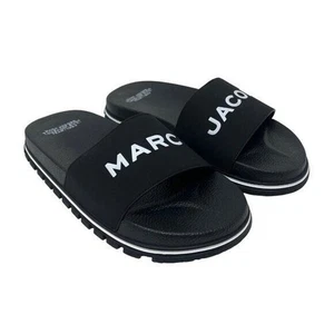 Mujer Marc Jacobs The Slides Negro Nuevo Con Caja Talla 6 - Imagen 1 de 5