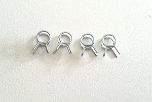Benzinschlauch Clips Halter Schelle Schellen 4 Stk. 6mm  - Bild 1 von 1