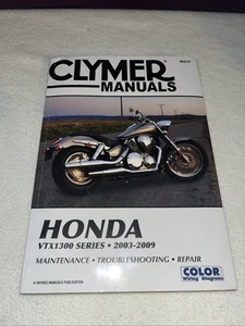 2003-2009 Honda VTX1300 VTX 1300 CLYMER REPAIR MANUAL M231 - Bild 1 von 5