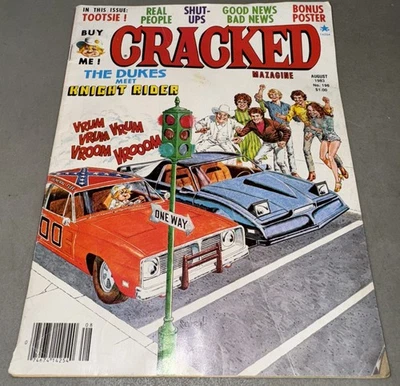 Cracked Magazine #196 August 1983 Dukes Of Hazzard Meet Knight Rider - Image 1 of 4