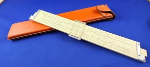 Log Log Duplex Vector SLIDE RULE made in USA by Keffel & Esser Original Case - Picture 1 of 12