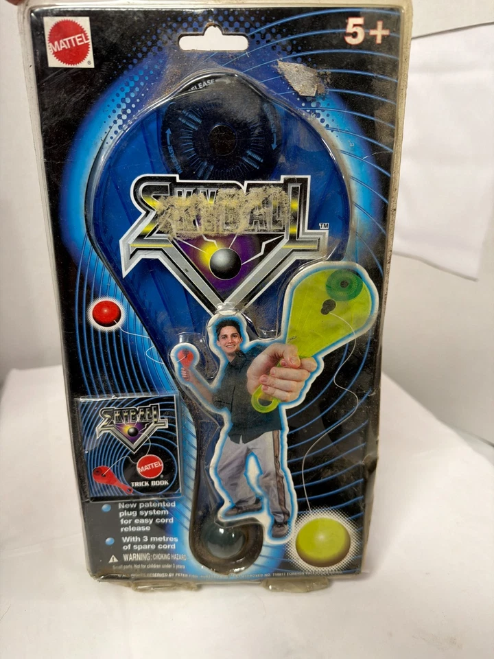 Mattel Skyball трюк игрушка 1990-х новый из старых запасов запечатанный винтажный Yo-Yo стиль мяч 5 + редкая - Изображение 1 из 2