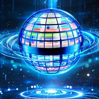 FUTURE FINDS Flying Spinner Ball Hand Operated Pro Magic Hover Orb Boomerang Toy for Gifts