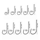 100pcs Double Back Thorn, Bent Fishhook, Long Handle, Tube, Barb With Ring S8