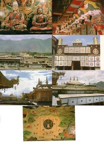 Da Zhao Temple, Postcard Set of 10, Circa 1970, In Original Paper Wrapper, Rare - Picture 1 of 5