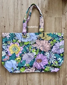 Vera Bradley City Shopper Beuteltasche BLOOM BOOM Blumen Kunststoff überzogen Baumwolle Neu mit Etikett neu - Bild 1 von 4