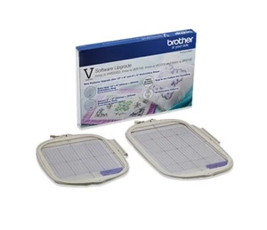 Brother SAVRVUGK1 V-Series Software Upgrade with 12”x8” & 8”x8” Frames Hoops - Picture 1 of 2