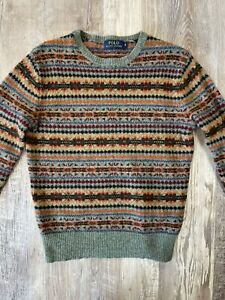 Polo Ralph Lauren Wool Fair Isle Sweater Size S