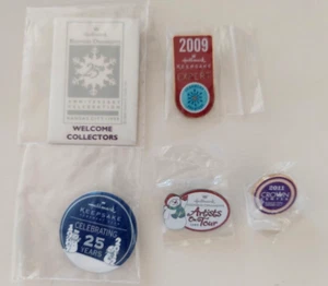 Hallmark Christmas Artists on Tour Crown Kansas City 25th anniversary pin Lot - Bild 1 von 6