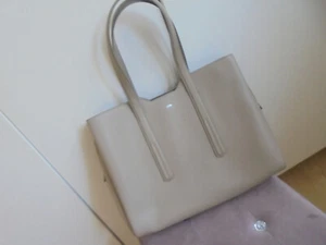 HUGO BOSS große edle Damen Leder Tasche/Handtasche/Shopper, beige Ton - Bild 1 von 9