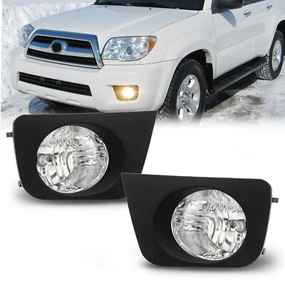 Bumper Fog Lights Driving Lamps For 2006-2009 Toyota 4Runner with Switch&Wiring - Image 1 of 4