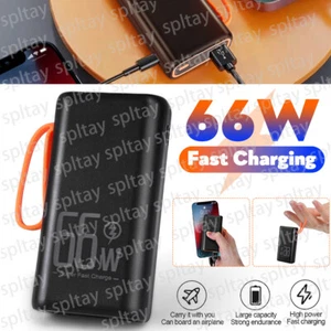 Powerbank 9000000mAh USB 66W Ładowarka Przenośna bateria Power Bank do telefonu komórkowego DE - Zdjęcie 1 z 16